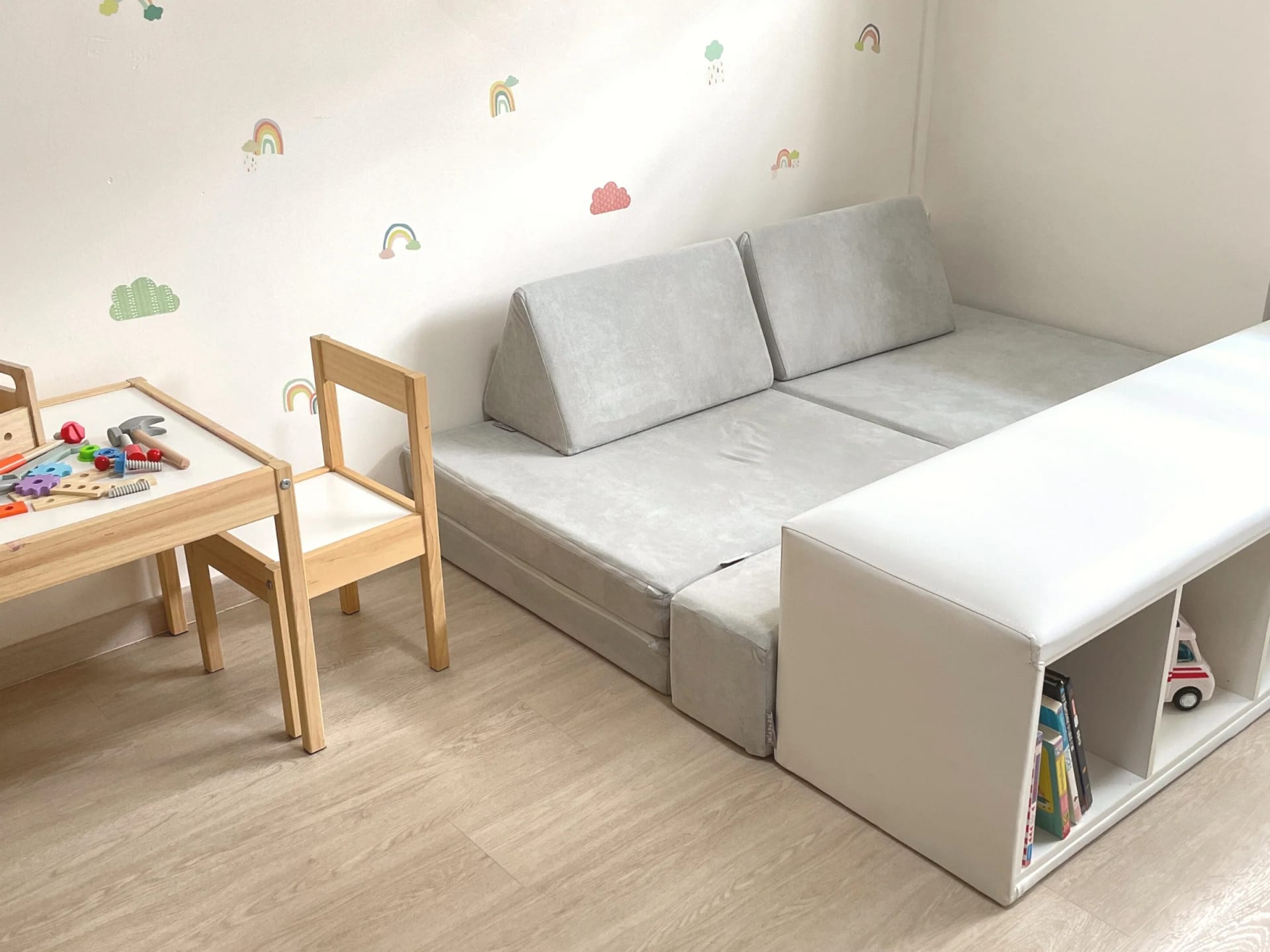 Kinder Spielsofa für drinnen: Spielen, Bauen und Ausruhen leicht gemacht
