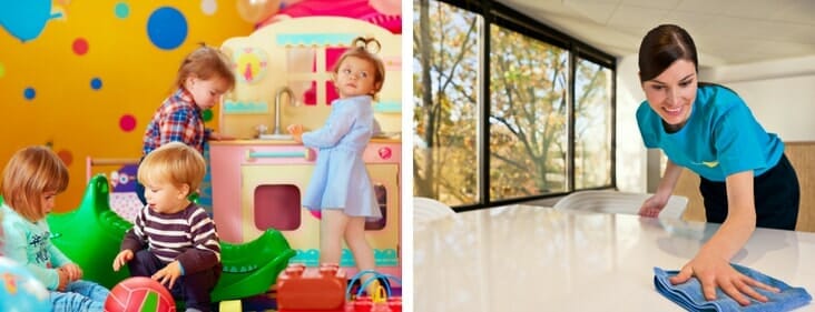 Sauberkeit zählt: Gute Gewohnheiten bei der Kindergartenreinigung pflegen
