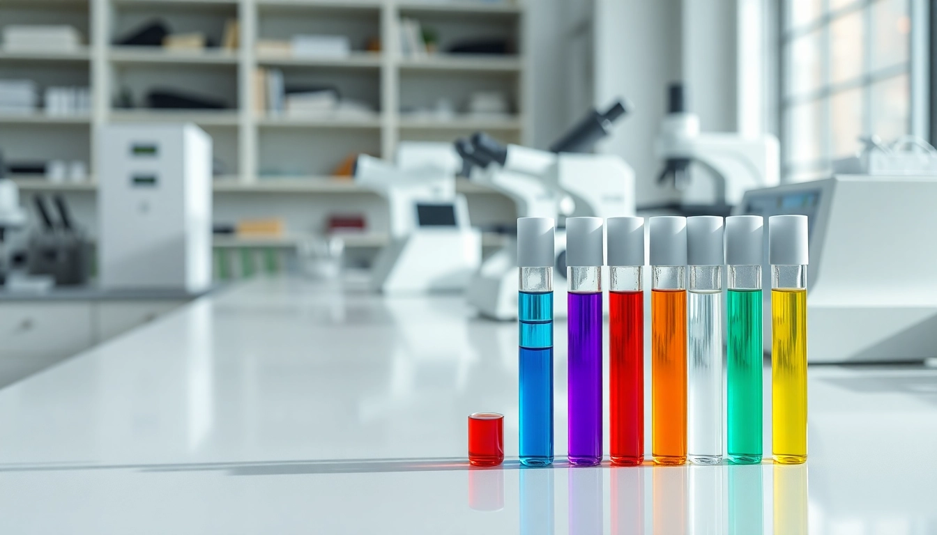 Weitere Informationen ansehen zu Serumroehrchen im medizinischen Labor mit verschiedenen Farben und Stilen.
